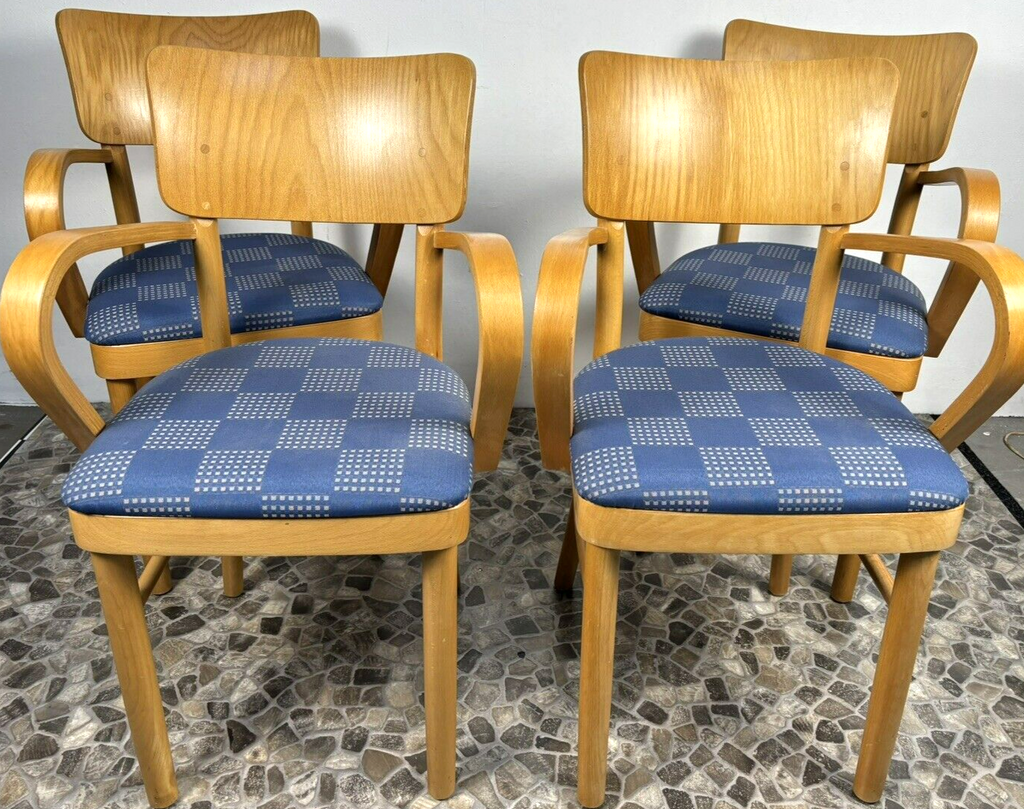 1 von 11 Fameg (ehem Thonet) Armlehnstuhl  Sessel Massiv Bauhaus ArtDeco Vintage