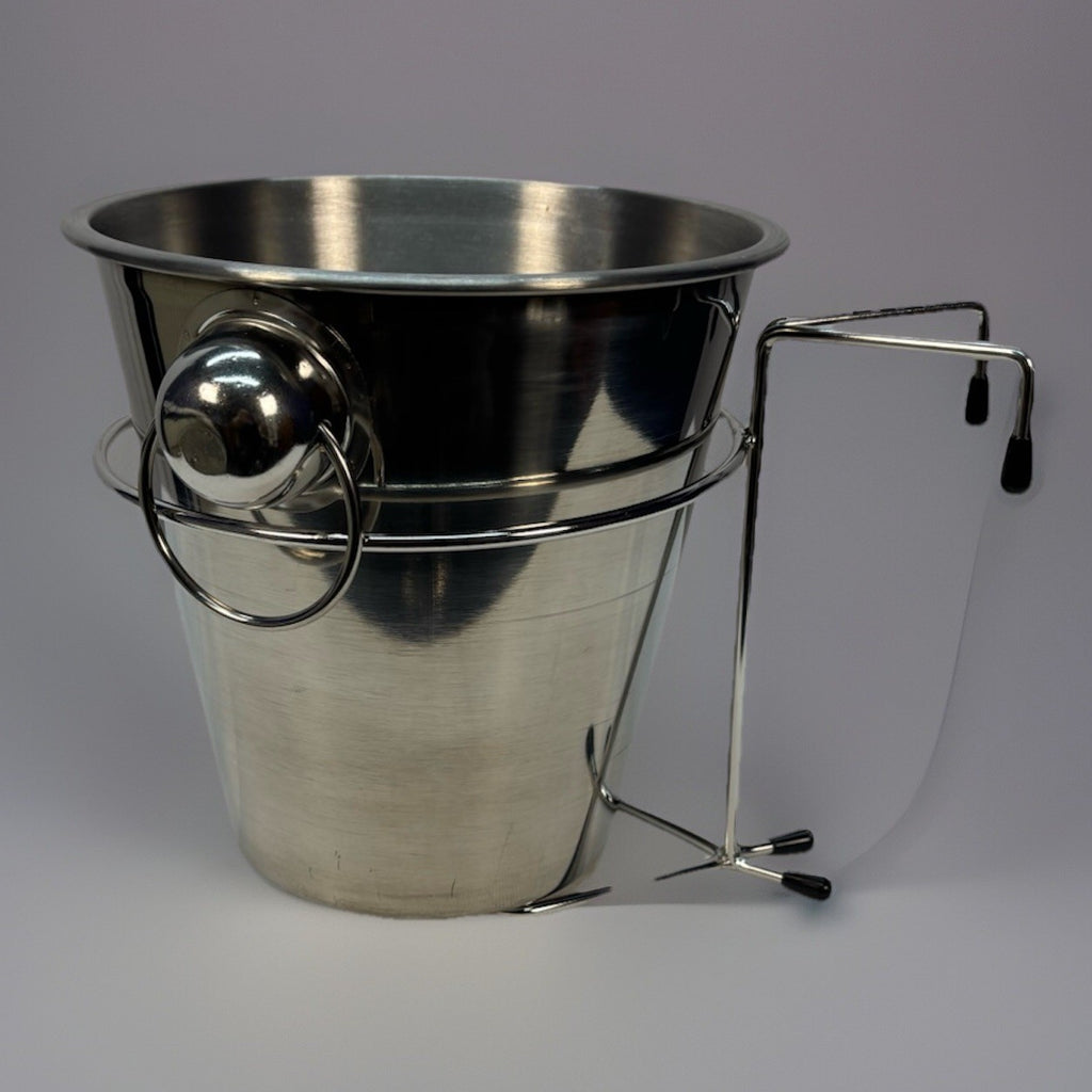Sektkühler Weinkühler mit Halter Edelstahl „Neu aus Restpostenverkauf“