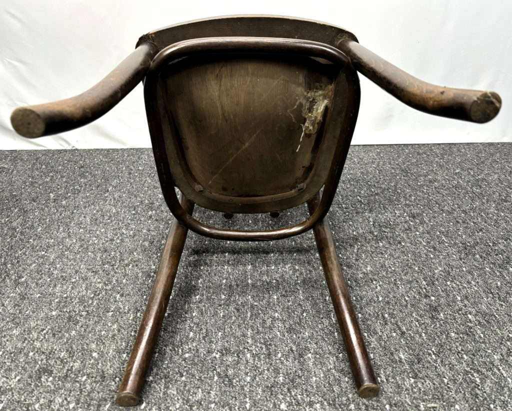 Bistrostuhl Kaffeehaus Prägesitz Art Deco Massivholz Antik