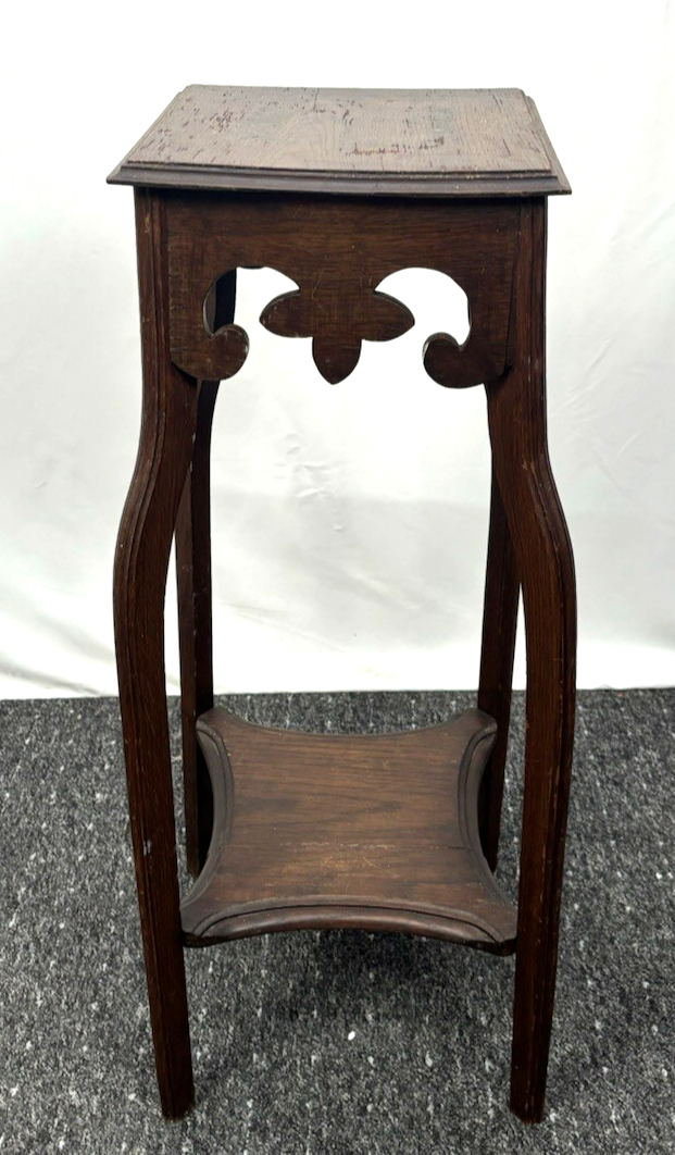 Blumensäule Blumentisch Beistelltisch Holz Art Deco Antik