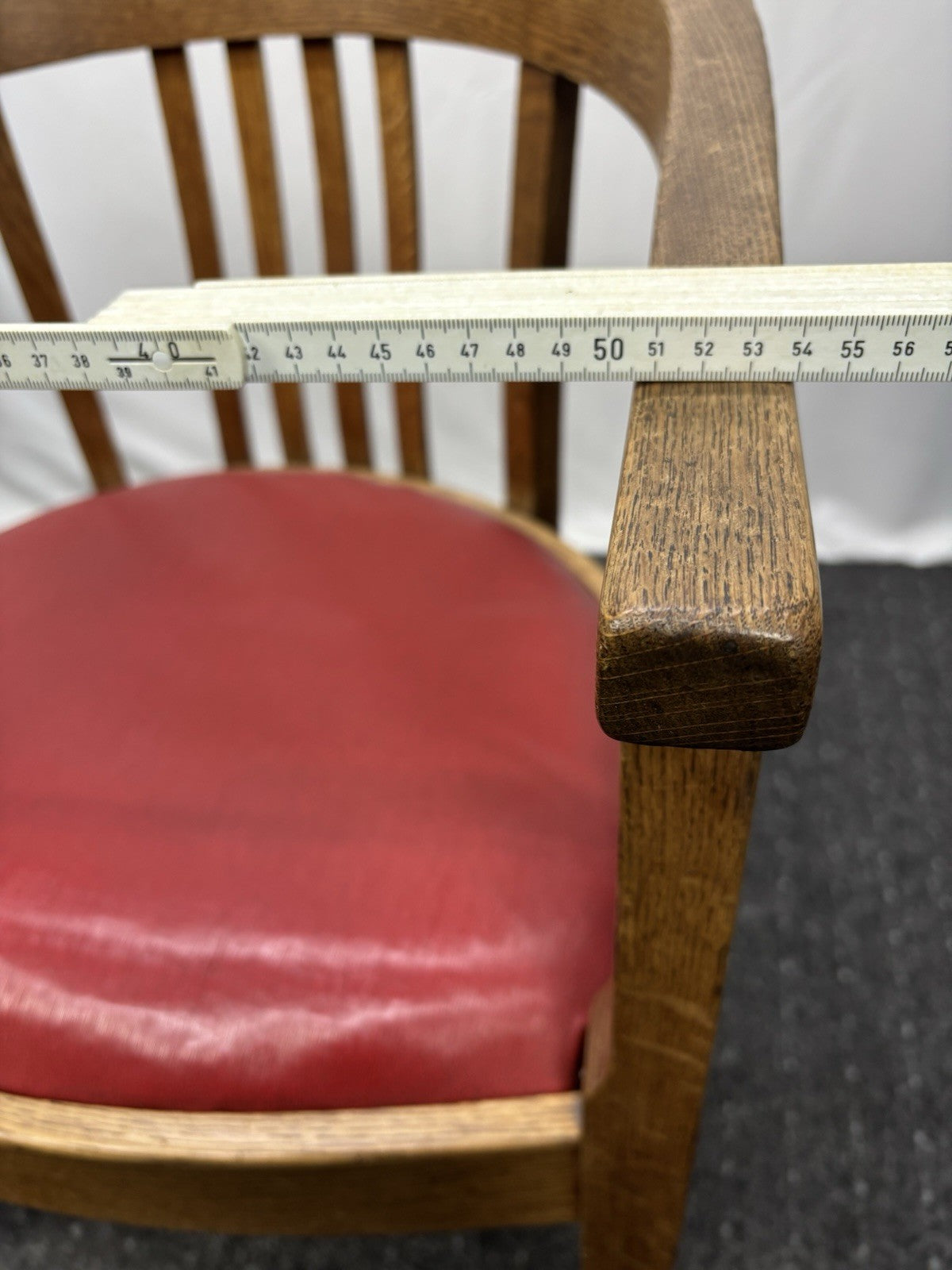 Gropius Armlehnstuhl Massivholz Art Deco Büro Schreibtisch 