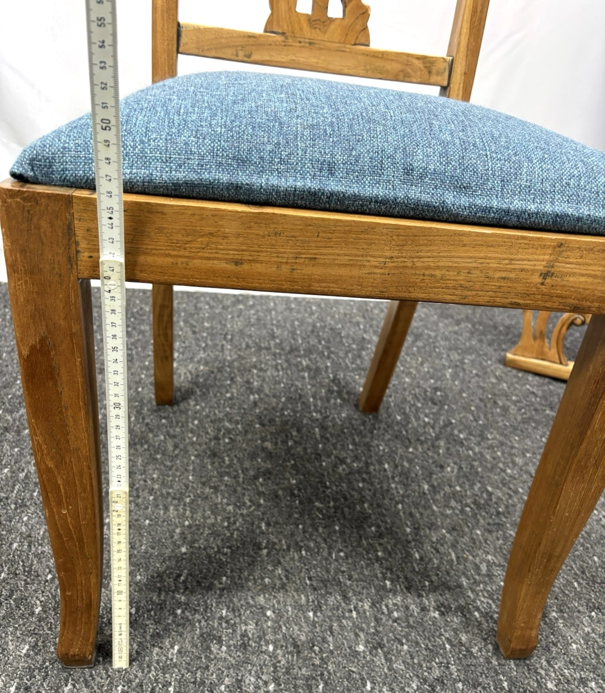 1 von 2 Stuhl Jugendstil  H.S. Furni Hochlehner Esszimmer Art Deco Art Nouveau