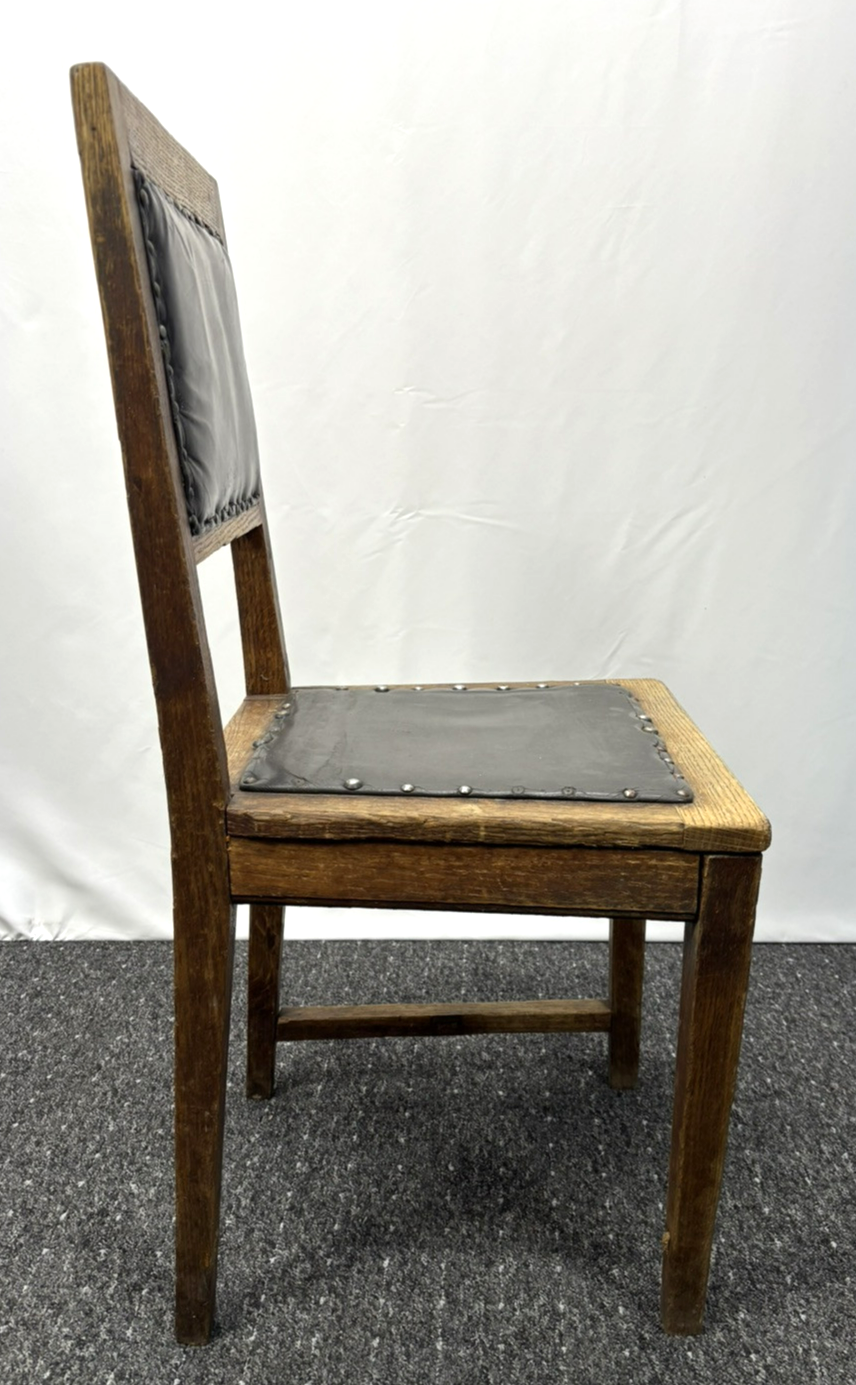 Kaffeehaus Stuhl Art Deco Leder an Bastler