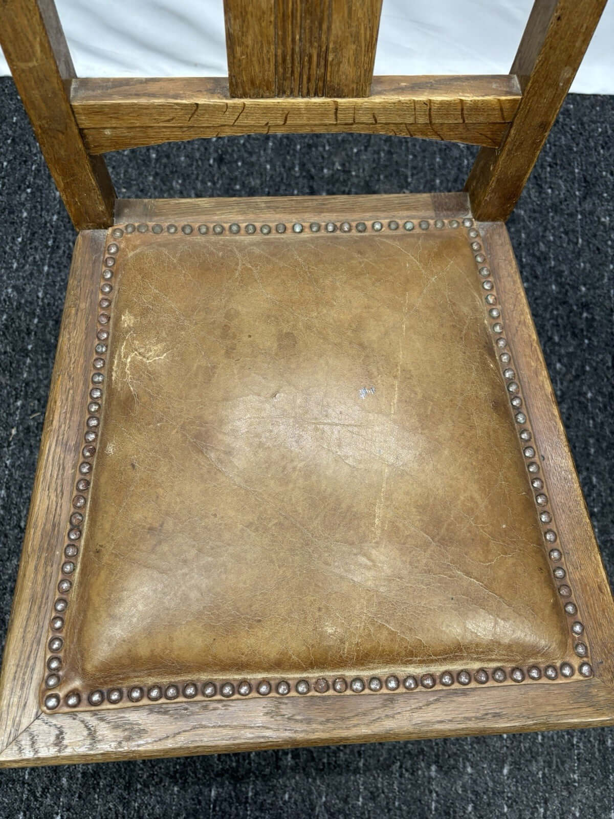 1 von 3  Bistrostuhl Kaffeehaus Art Deco Holz Leder zum Aufarbeiten