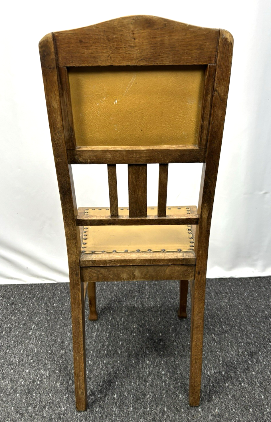 Stuhl Kaffeehaus Landhaus Bistro Art Deco Leder Holz Küche