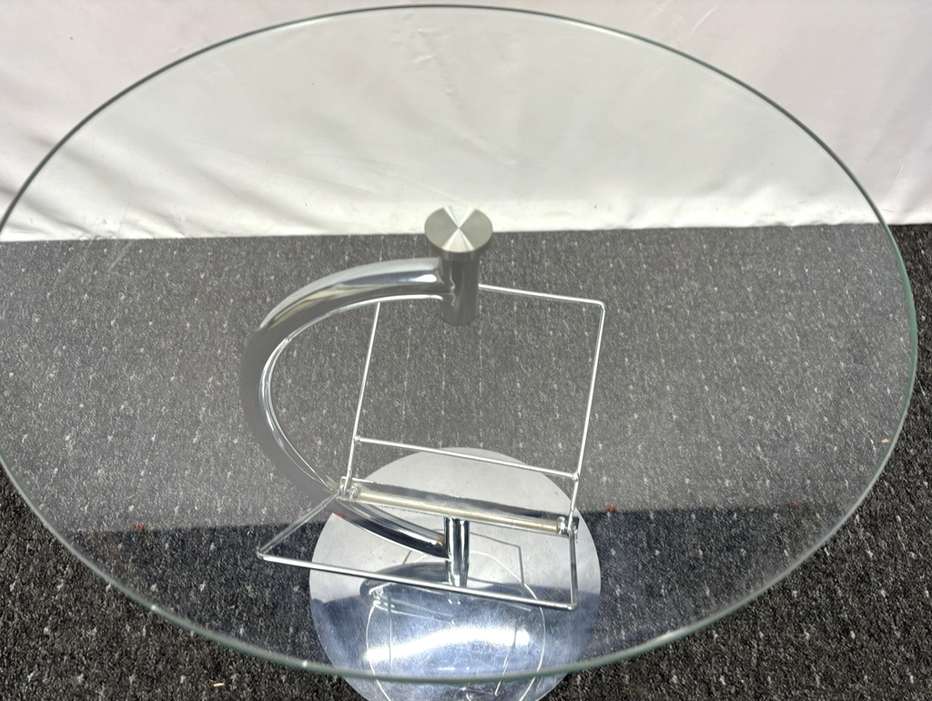 Beistelltisch Couchtisch Kokoon Design Stahlrohr Chrom Bauhaus Vintage