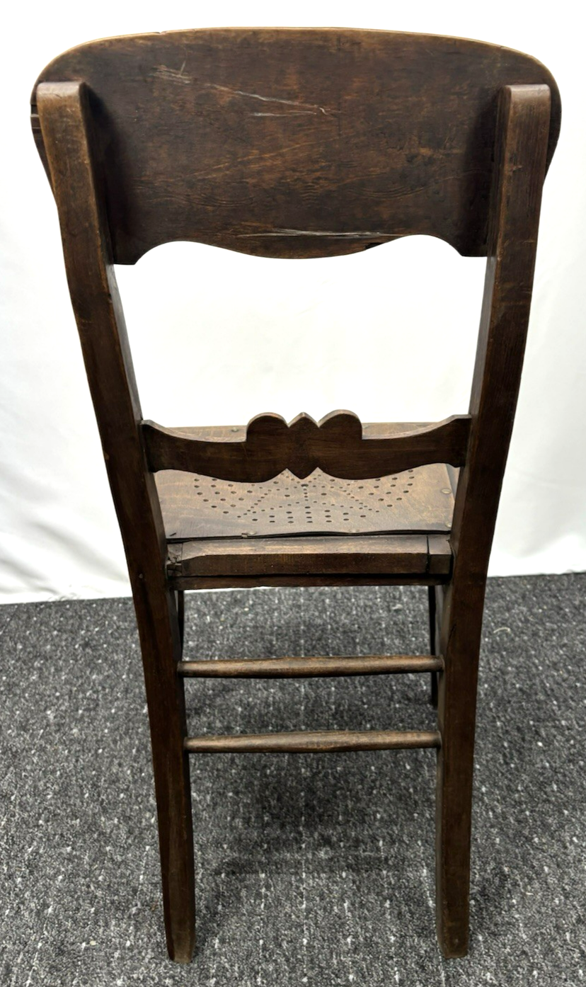 Bistrostuhl Kaffeehaus Prägesitz/ Lehne Massivholz Art Deco Antik