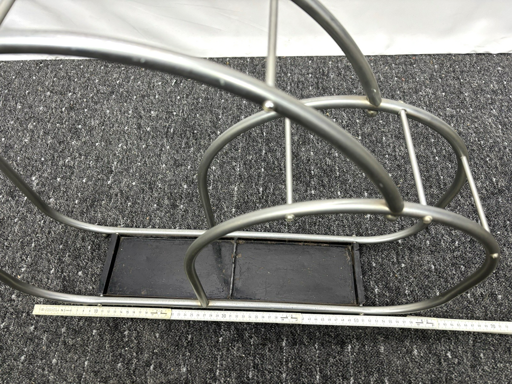 Schirmständer Bauhaus Vintage Art Deco Alu Stahlrohrmöbel