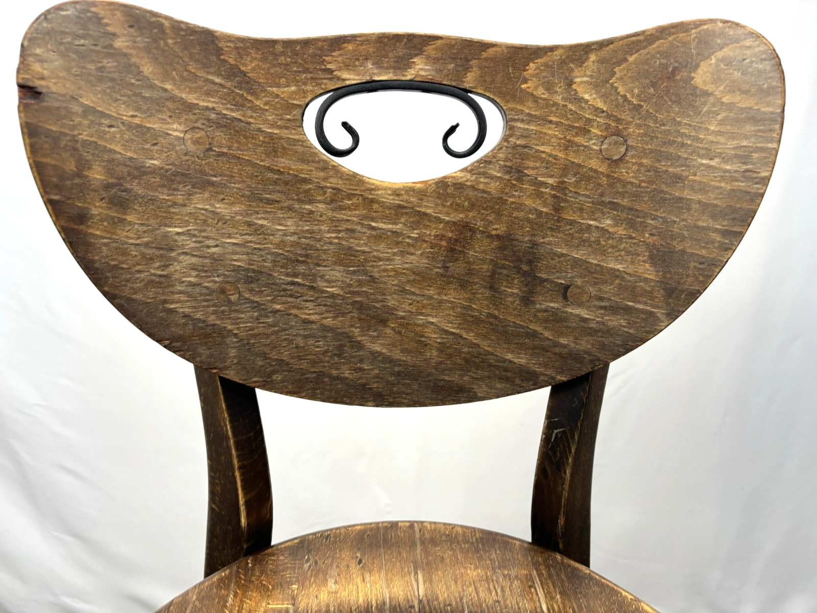 Barhocker Barstuhl Massivholz Vintage Art Deco Hochstuhl