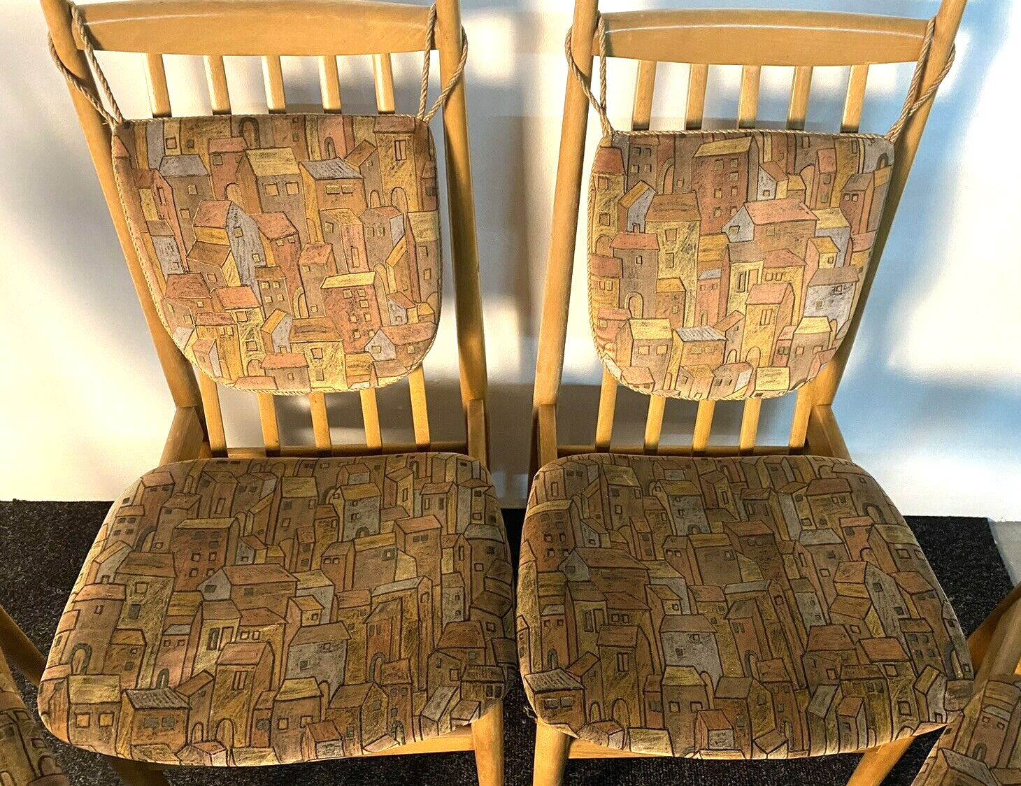 1 von 4  Midcentury Casalla Stuhl, Esszimmer, Küche, Vintage, Art Deco