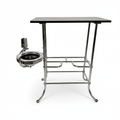 Art Deco Rauchertisch Stahlrohr Chrom Bauhaus Beistelltisch Aschenbecher Vintag - Wesel Antik Kunst Vintage