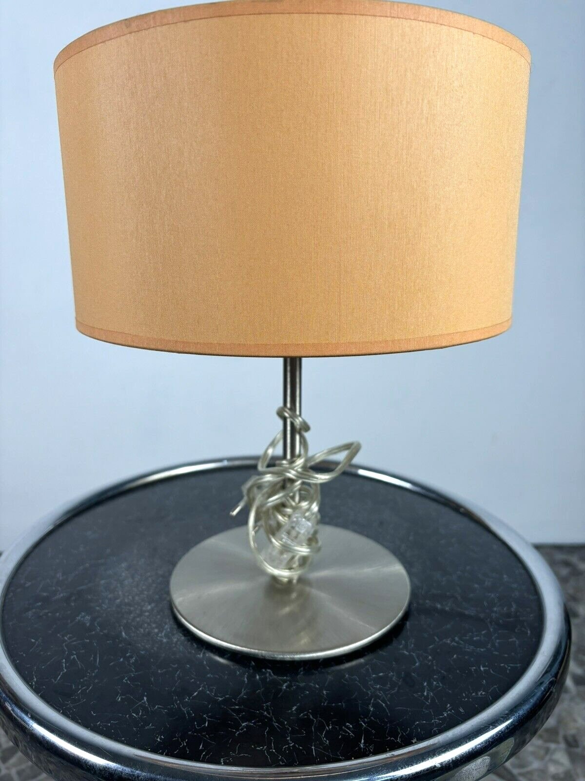1 von 2 Original Morosini Nachttisch Lampe Modell FOG Vintage Tischlampe Italien