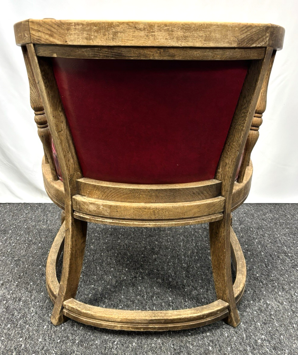 1 von 2 Gründerzeit Armlehnstuhl Art Deco Büro Massivholz Antik