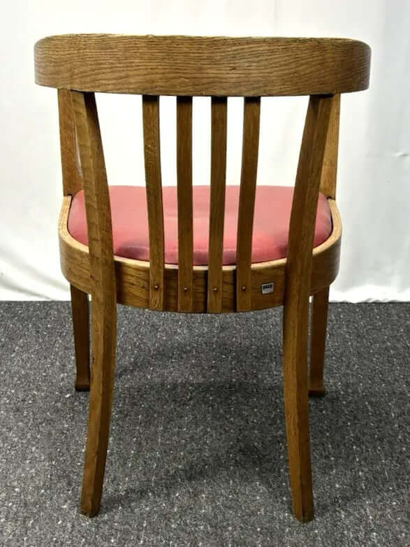 Gropius Armlehnstuhl Massivholz Art Deco Büro Schreibtisch 