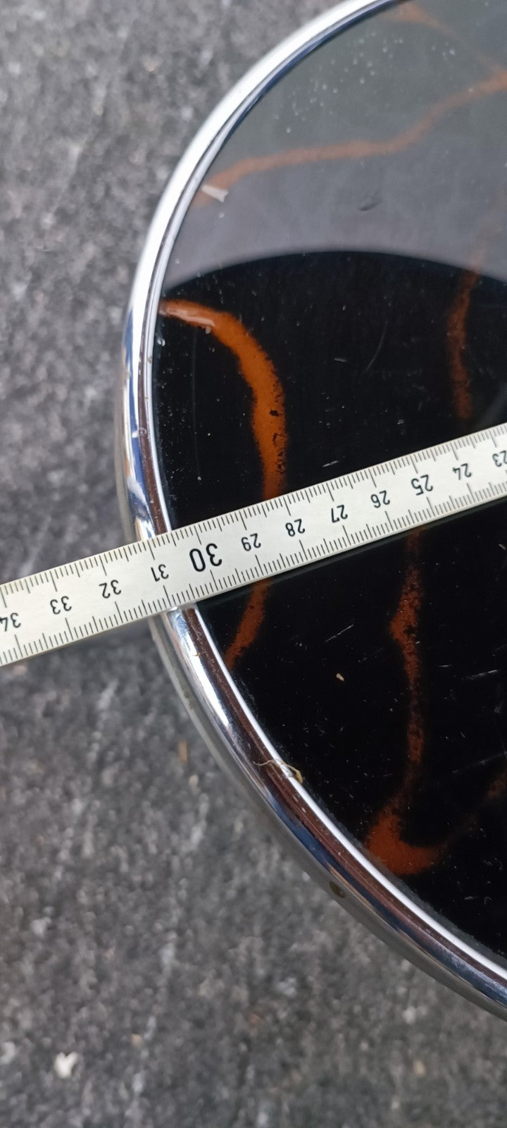 Art Deco Bauhaus Stahlrohr Beistelltisch 1930er Original Chrom Restaurierung