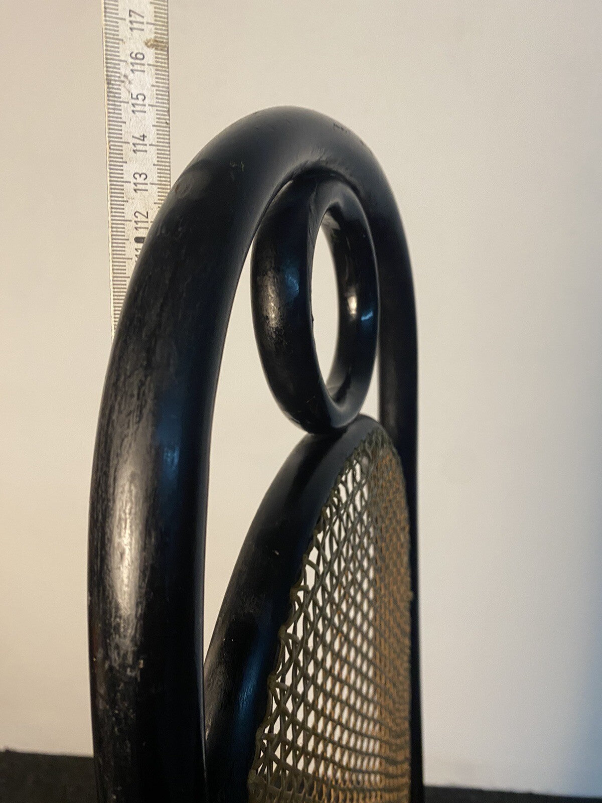 Original Mundus Thonet Salonstuhl Bauhaus ArtDeco hohe Lehne Wiener Geflecht