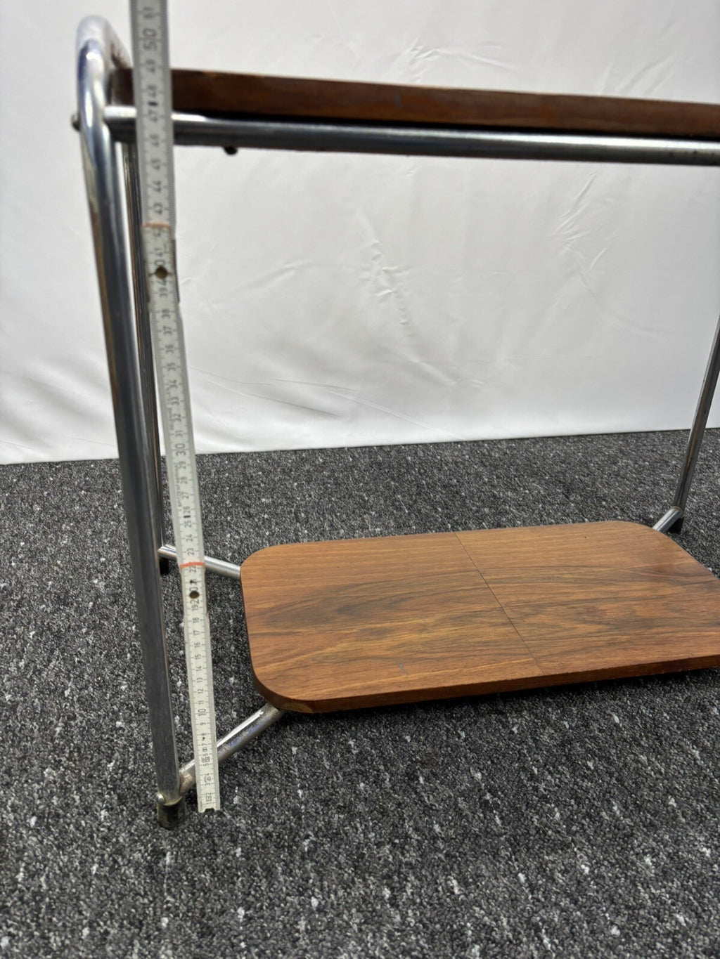 Beistelltisch Serviertisch Bartisch Stahlrohrmöbel Holz Art Deco Bauhaus