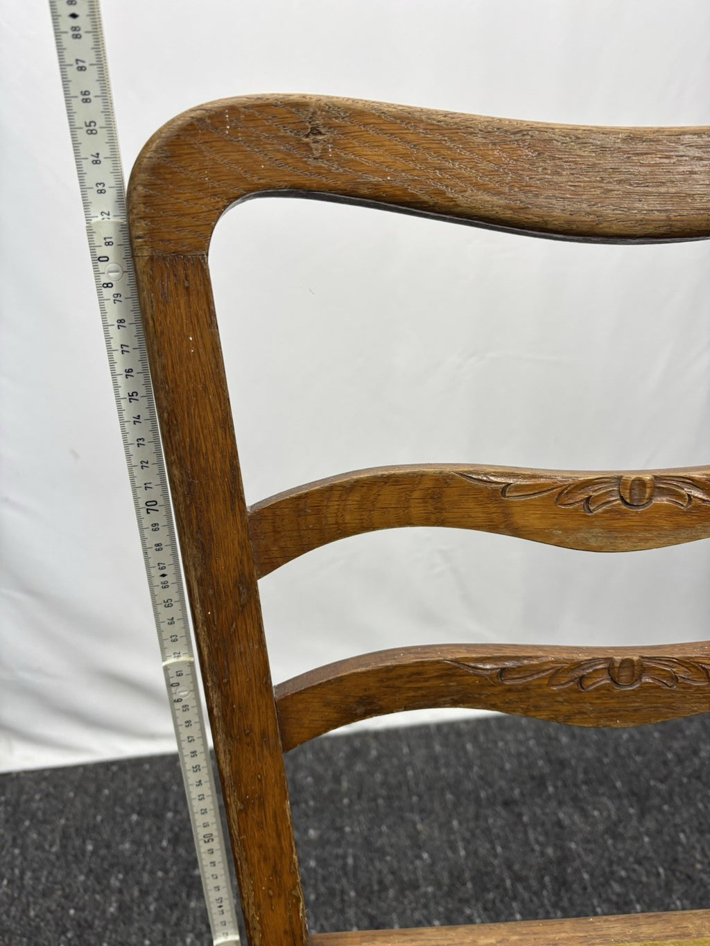 2er Set Esszimmerstuhl gepolstert Holz Vintage