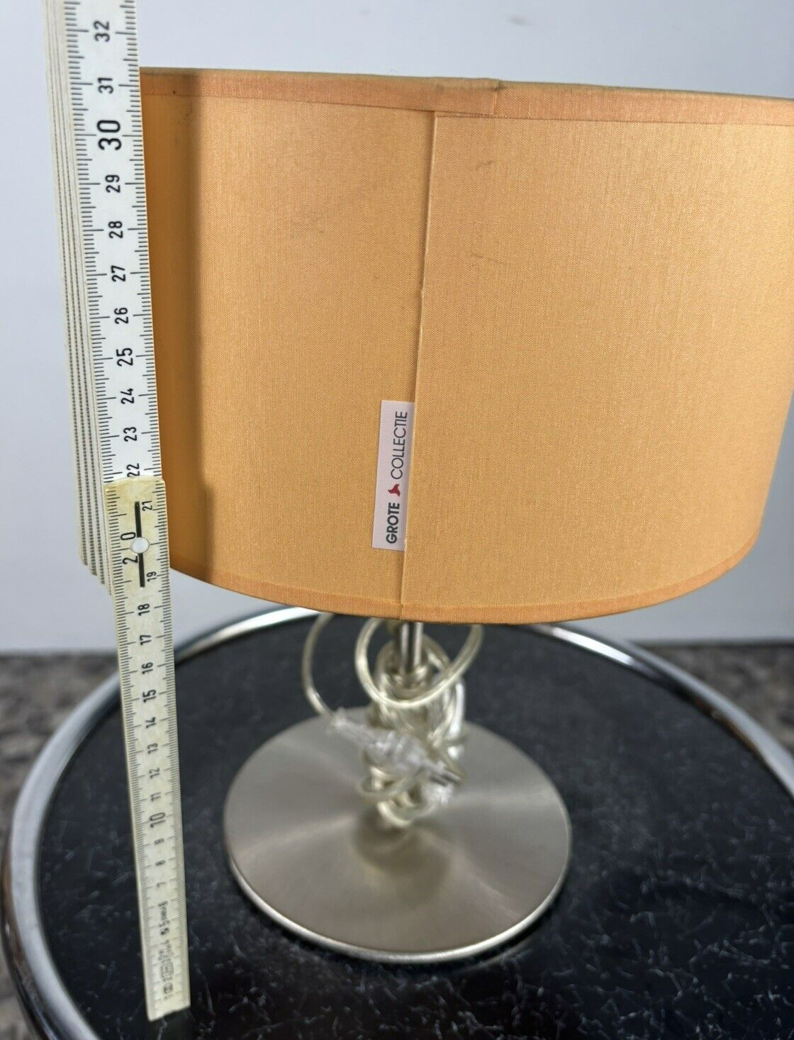 1 von 2 Original Morosini Nachttisch Lampe Modell FOG Vintage Tischlampe Italien