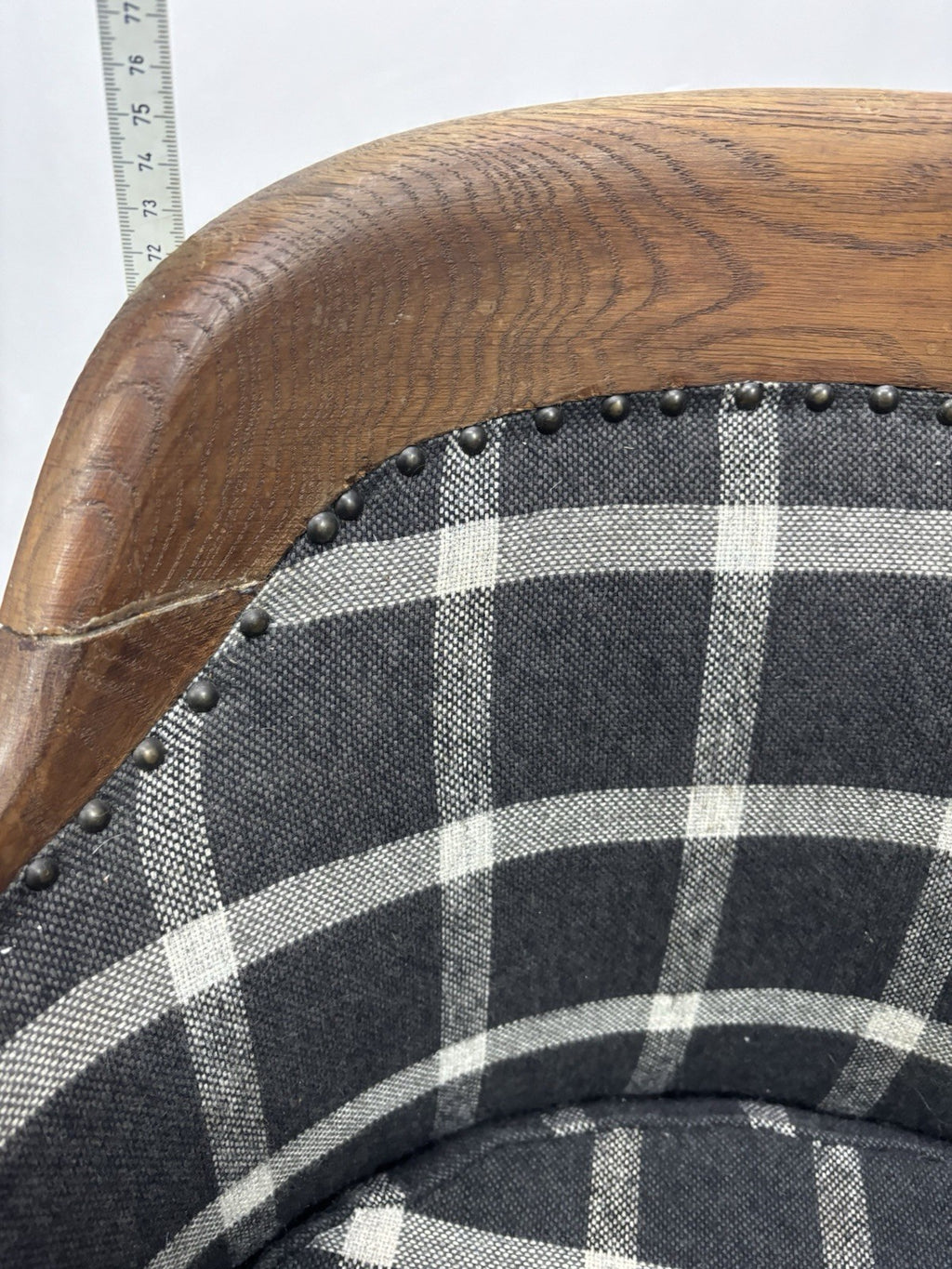 Amerikanischer Drehstuhl Büro Schreibtisch Officechair Art Deco Antik