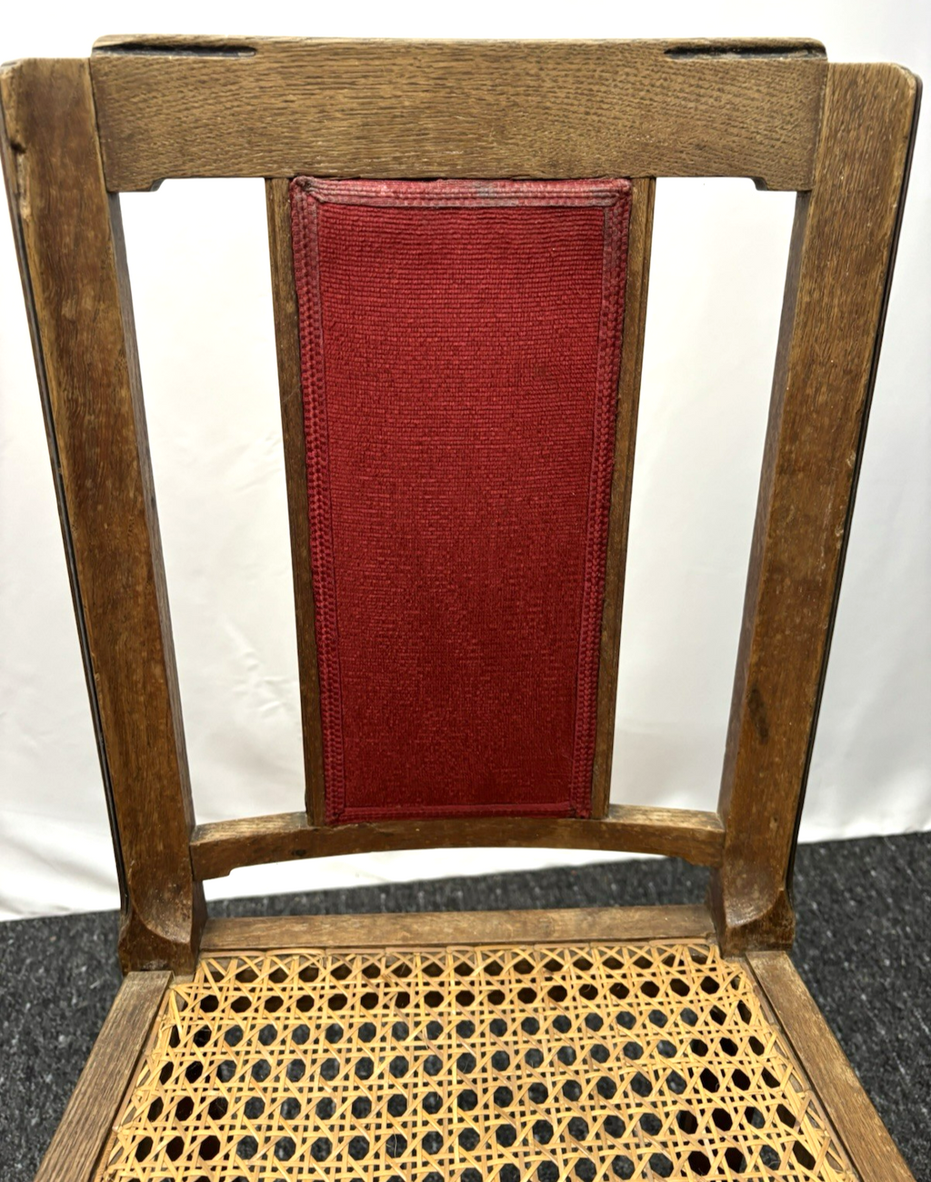 4er Set Stühle Esszimmer Art Deco Vintage Wiener Geflecht (z.T. beschädigt)