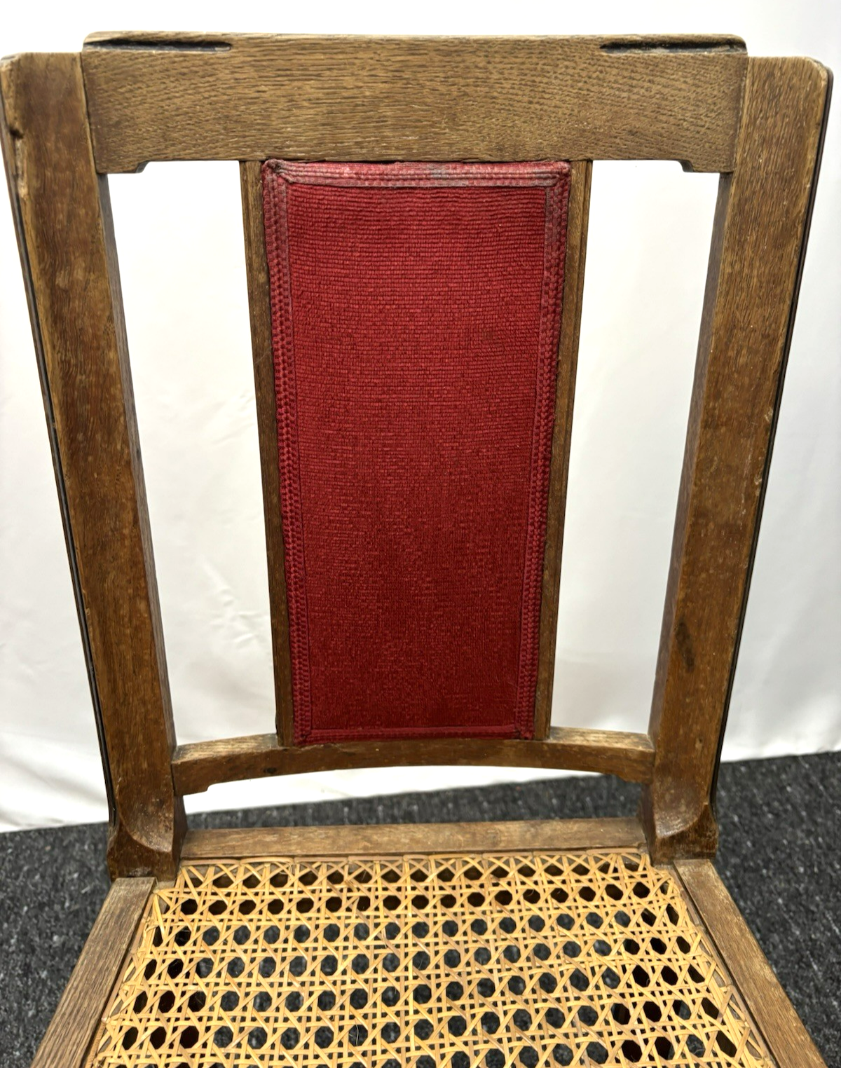 4er Set Stühle Esszimmer Art Deco Vintage Wiener Geflecht (z.T. beschädigt)