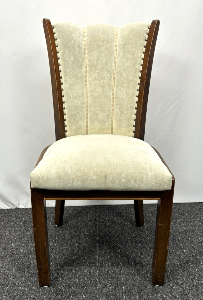 1 von 3 Polsterstuhl beige Art Deco Esszimmer Büro Vintage