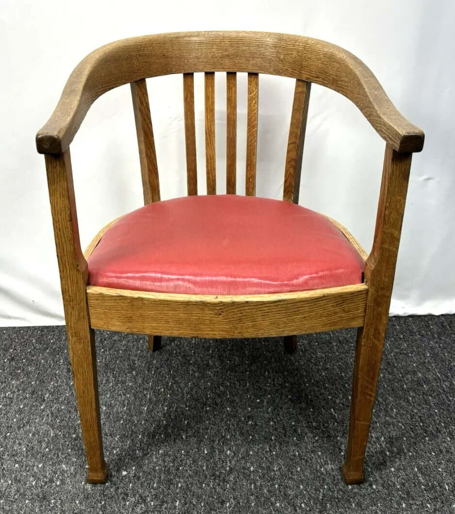 Gropius Armlehnstuhl Massivholz Art Deco Büro Schreibtisch 