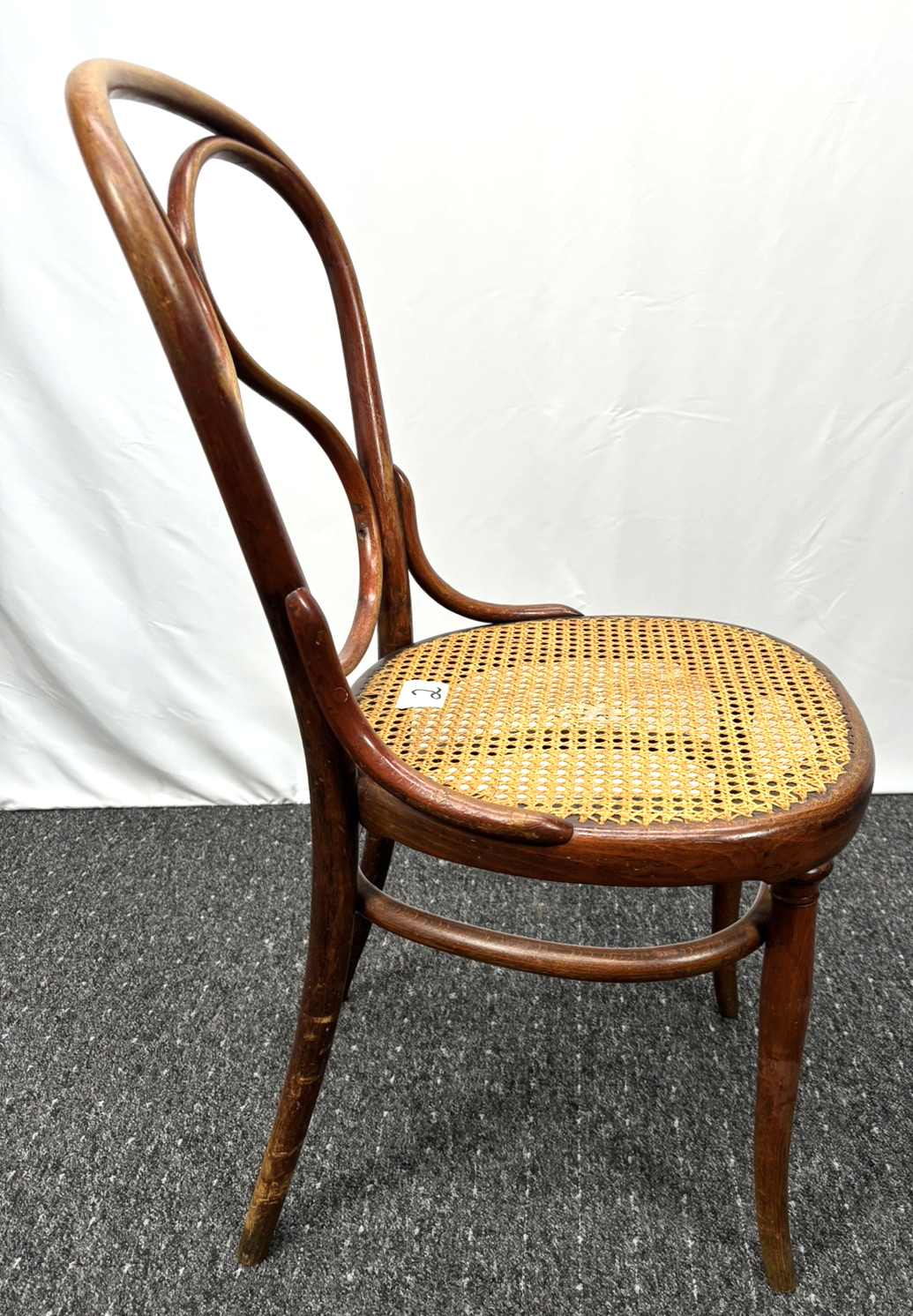 1 von 2 ORIGINAL THONET Nr. 1 ab 1850 Kaffeehausstuhl Sammlung Museum  Antik