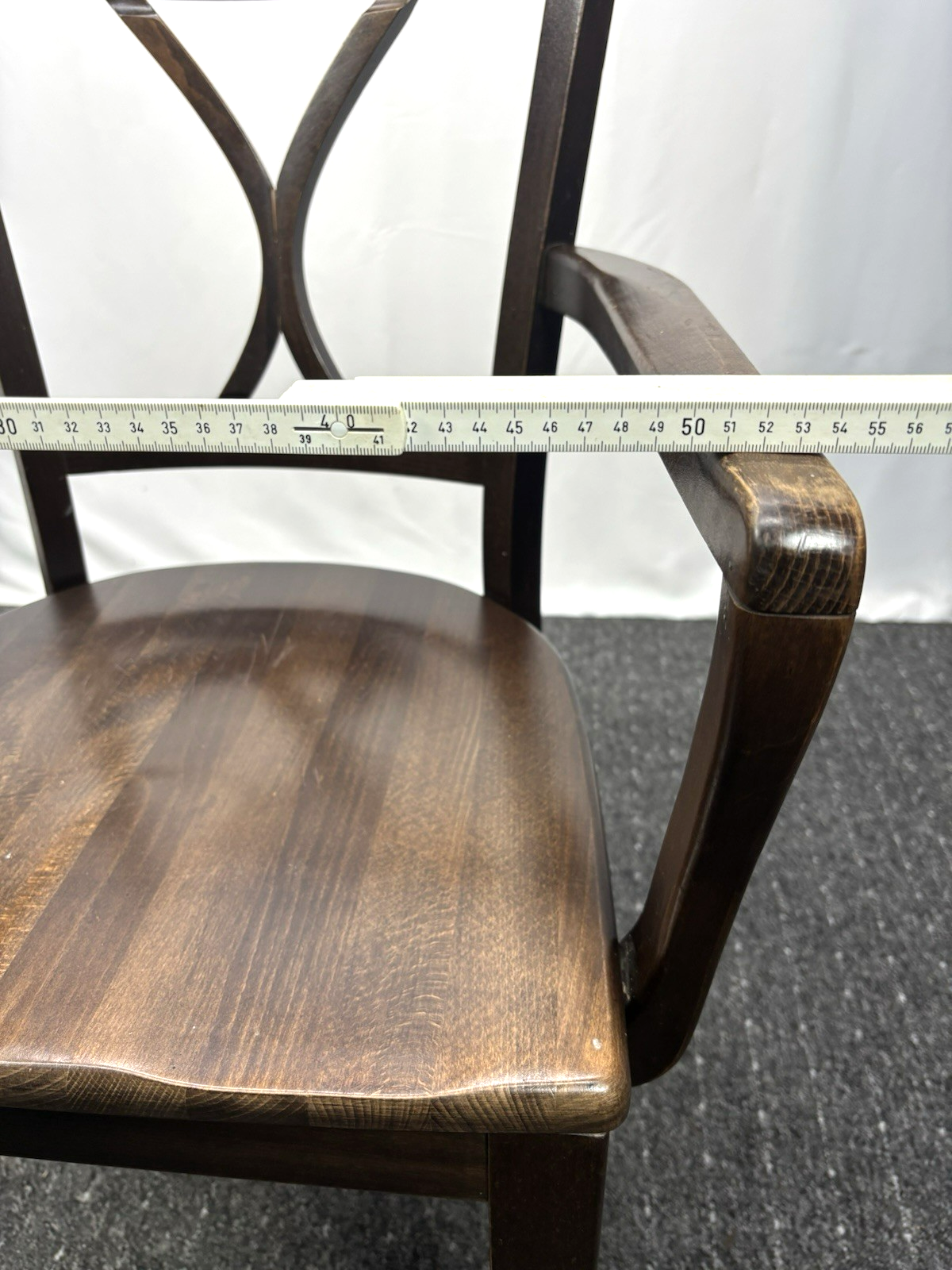 1 von 6 Holz Armlehnstuhl Vintage Stuhl Gastronomie Café Stil
