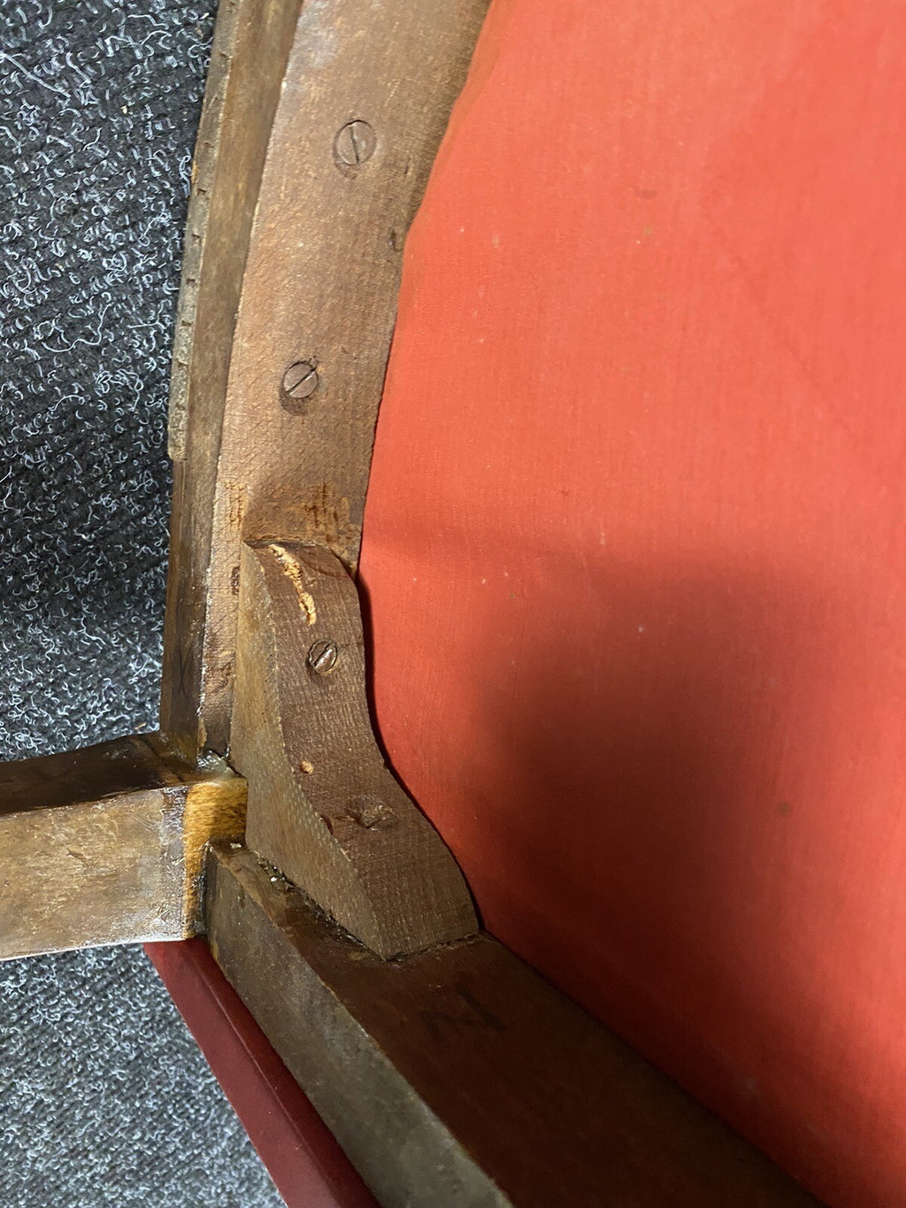 1 von 6 Gondelstühle Französisch Art Deco Nussbaum Wurzelholz Antik ca. 1920