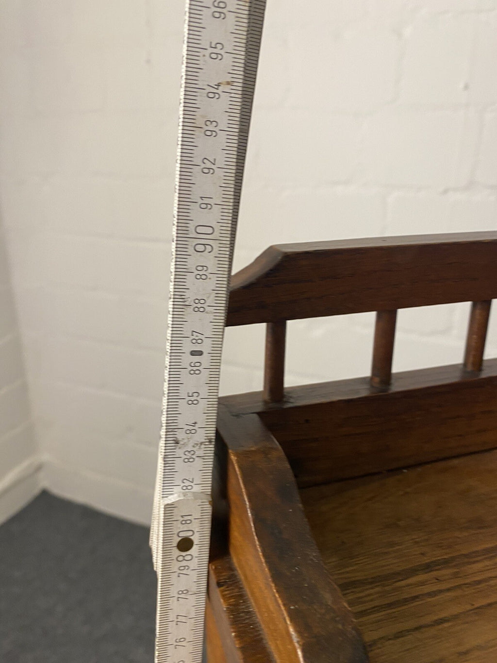 Antiker Holztisch, Schreibtisch, Massivholz, Sekretär, Zeichnentisch