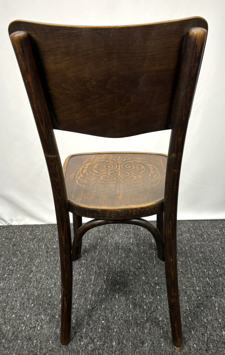 1 von 5 Mundus (ehem. Thonet) für Bastler Kaffeehausstuhl  Prägesitz Art Deco
