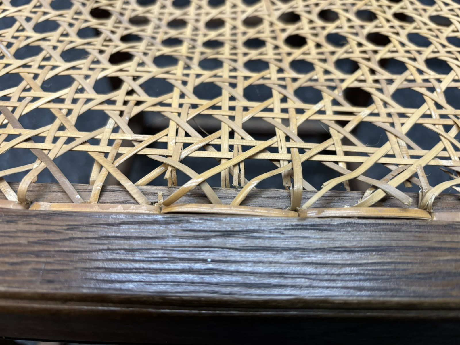 4er Set Stühle Esszimmer Art Deco Vintage Wiener Geflecht (z.T. beschädigt)