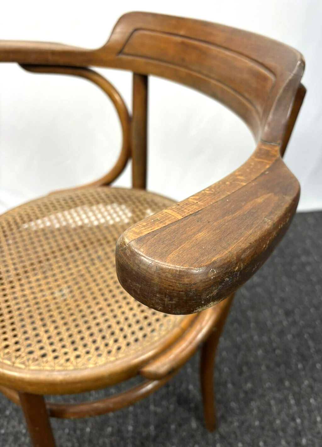 ORIGINAL Fischel Bugholz Armlehnstuhl Gropius Extra Breit Wiener Gefl. Art Deco