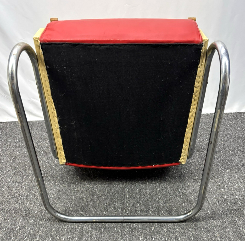 1 v. 2 Bauhaus Freischwinger Stahlrohr Sessel K411 Thonet / Walter Knoll 1930 er