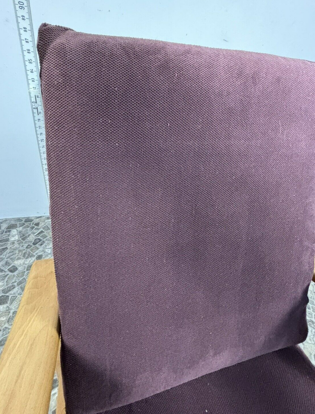 Sessel Lounge Rauchersessel Sitzmaschine  Wohnzimmer Vintage Dicker Polsterstoff