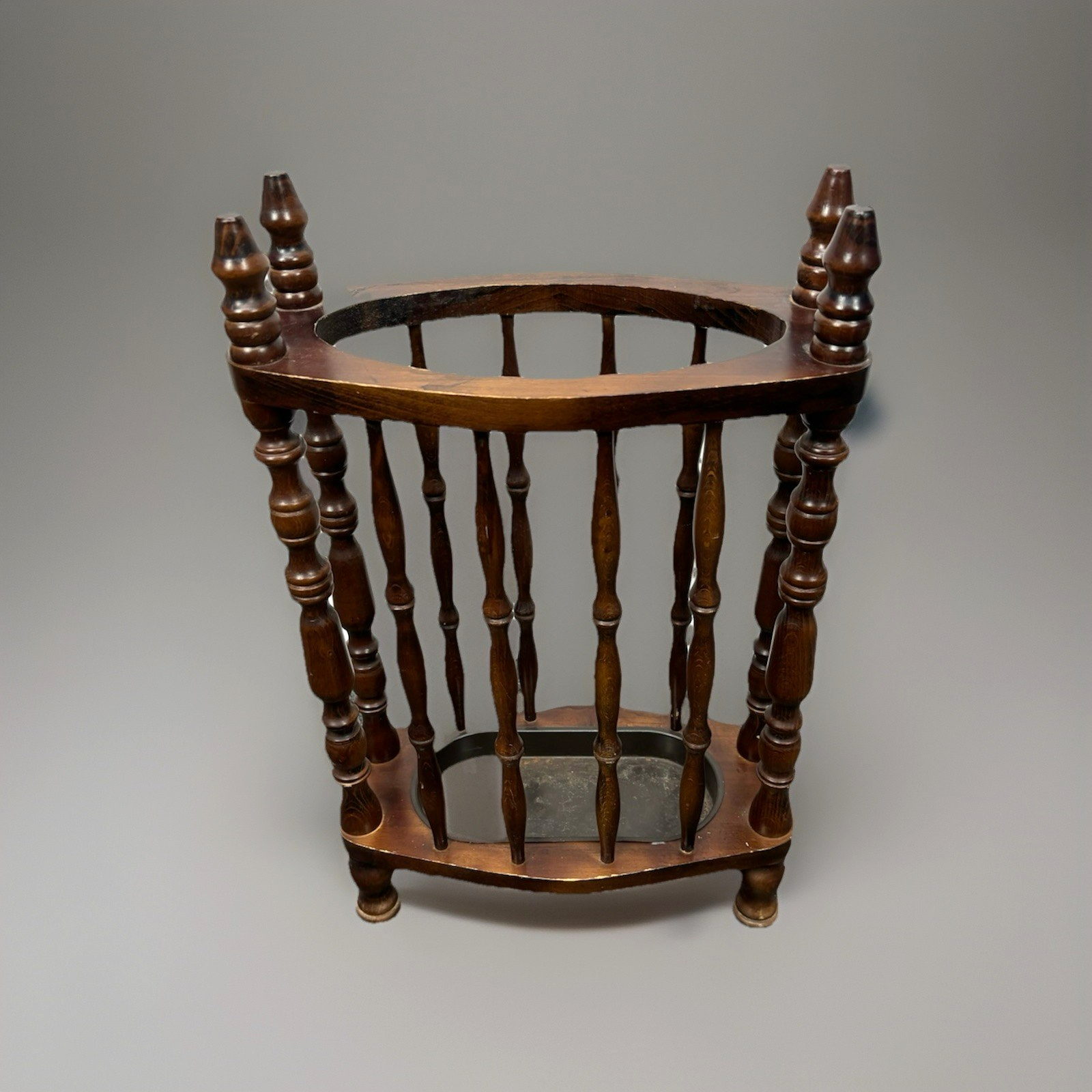 Schirmständer Holz Art Deco Regenschirm Vintage Antik