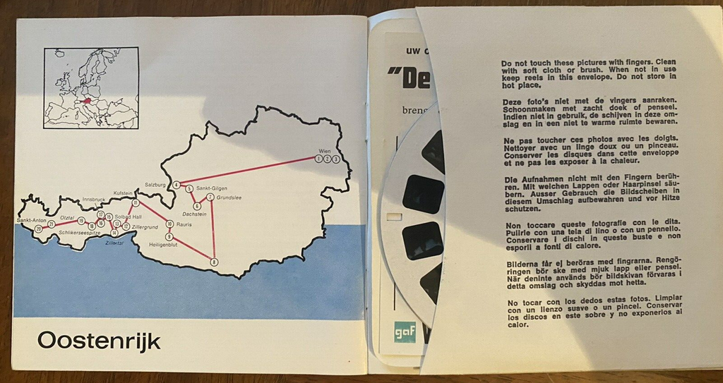 view-master, Österreich, viewmaster, guter Zustand