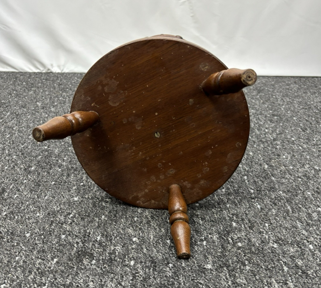 Beistelltisch Blumensäule Blumentisch Holz Art Deco Vintage