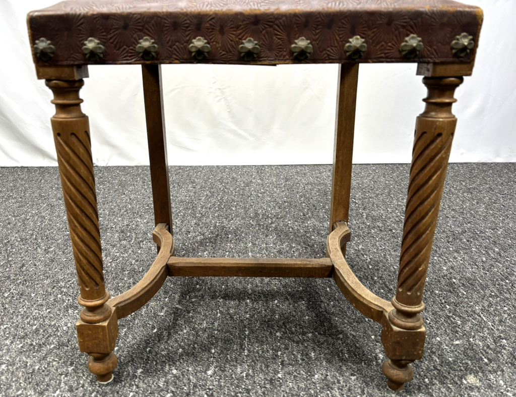 4er Stuhlset Esszimmer spanischer Stil Leder Art Deco Bauhaus für Bastler!