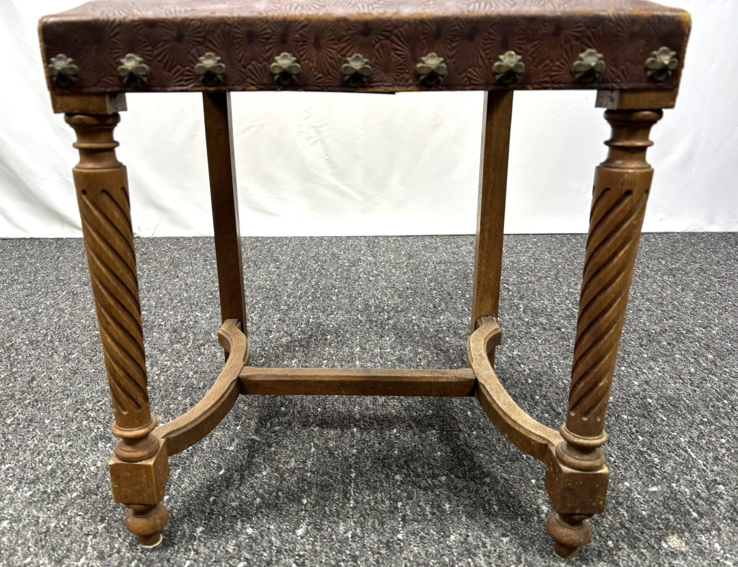 4er Stuhlset Esszimmer spanischer Stil Leder Art Deco Bauhaus für Bastler!