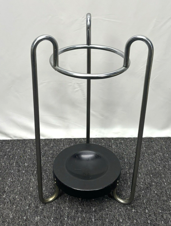 Schirmständer Stahlrohr Schlaufenfuß Bauhaus Art Deco