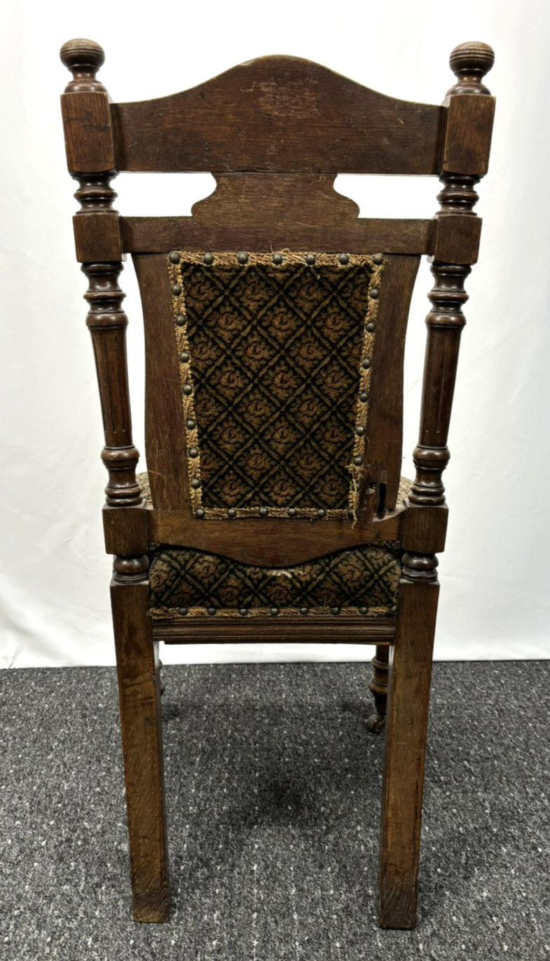 6er Stuhlset Esszimmer Antik Barock Art Deco Massivholz Schnitzarbeiten rollbar