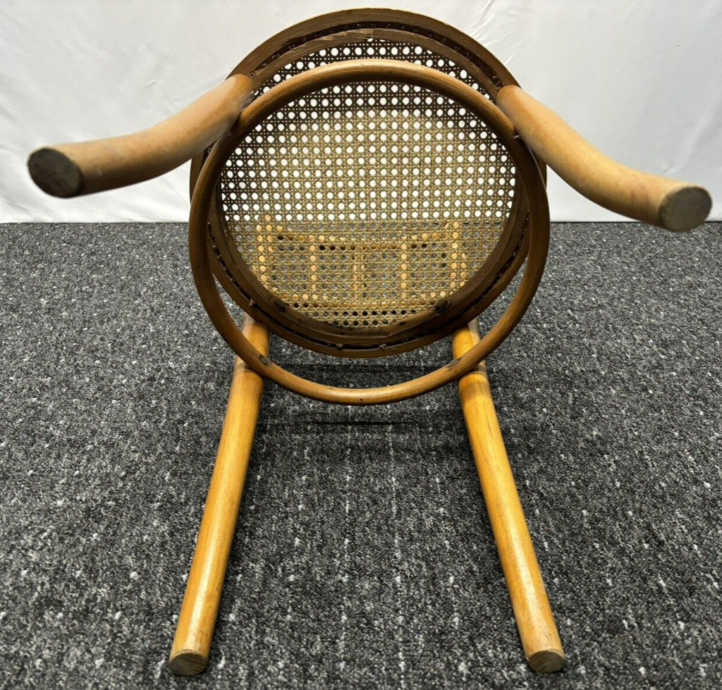 ORIGINAL Fischel Kaffeehaus Stuhl Wiener Geflecht Küche Esszimmer Art Deco Antik