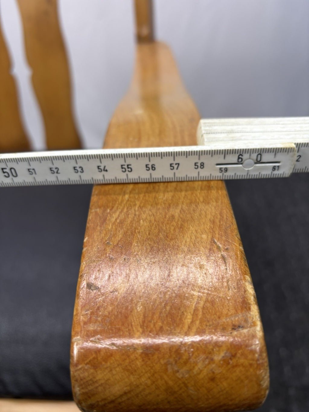 Armlehnstuhl Art Deco Büro Schreibtisch Vintage Buche Federkern