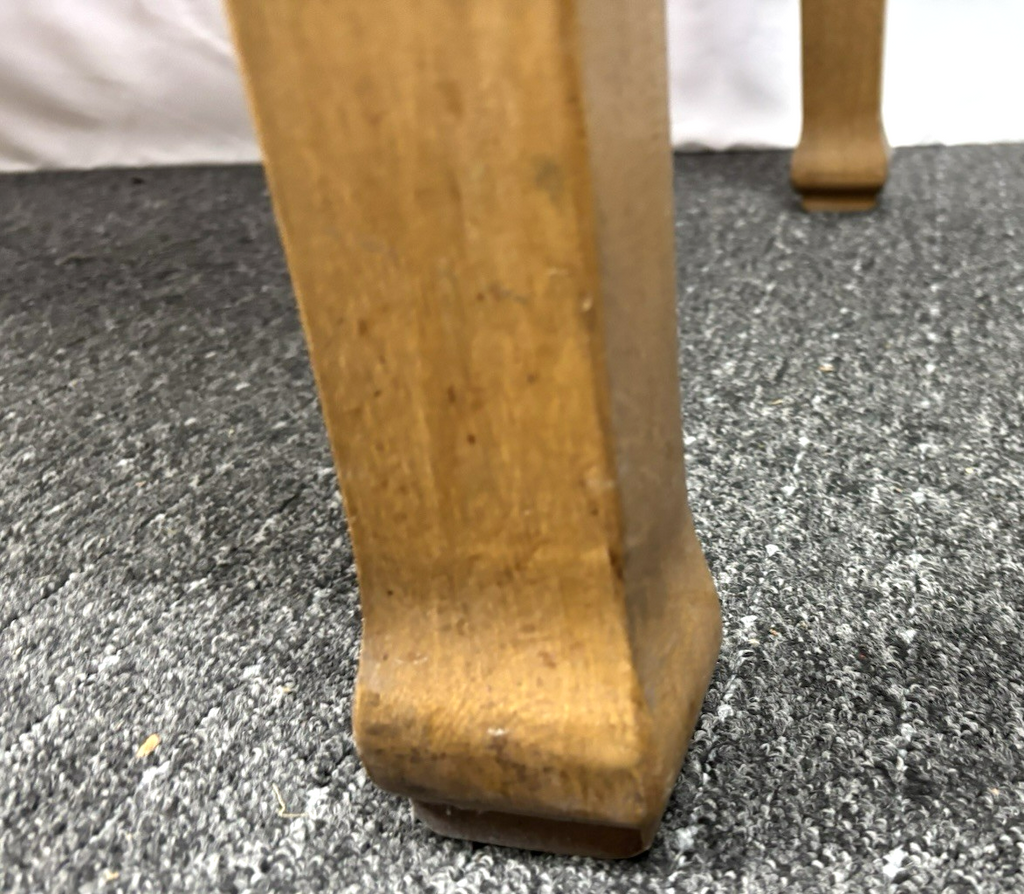 Tisch/ Stuhlset  mit 4 Stühlen Vintage Art Deco Holz