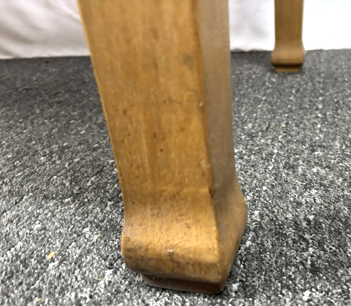 Tisch/ Stuhlset  mit 4 Stühlen Vintage Art Deco Holz