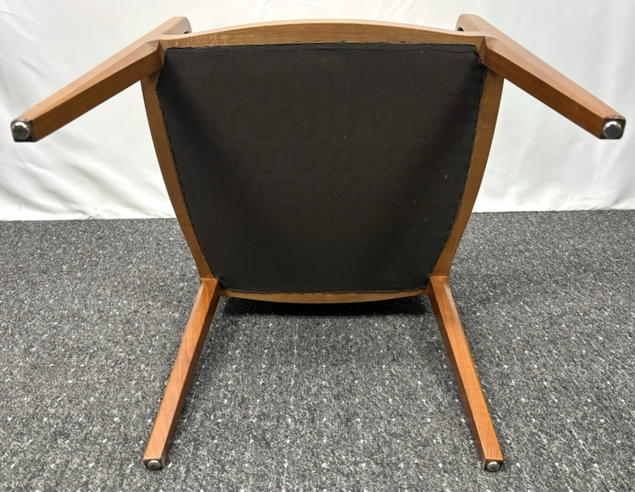 4er Set Armlehnstuhl von Lübke Vintage Esszimmer Buchenholz Art Deco