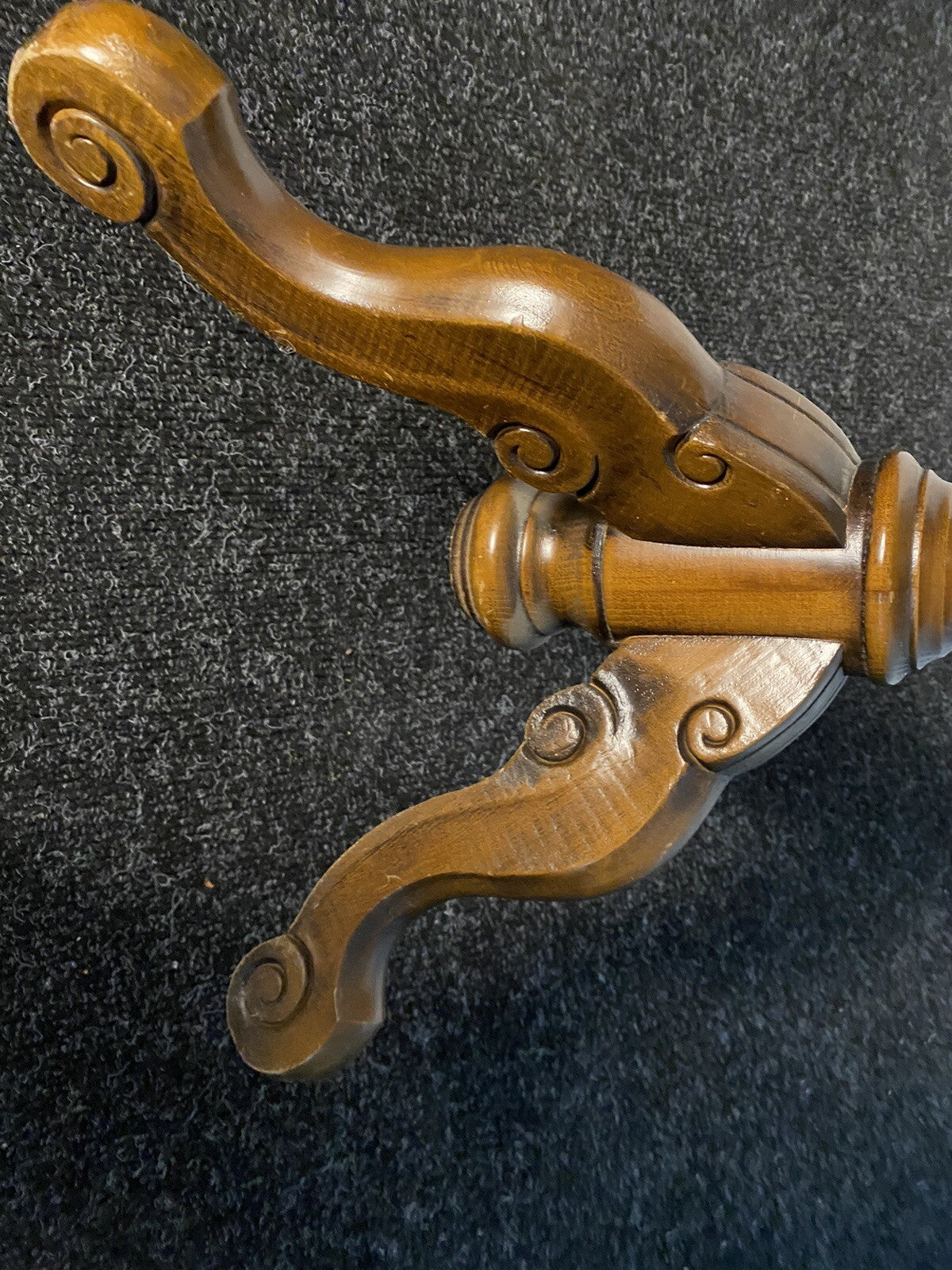 Tisch Rund Beistelltisch Holz Dreibeinige ArtDeco Vintage